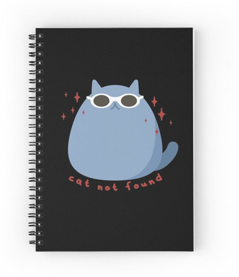 craft maniacs 2024 CAT COLLECTION A5 Notebook RULED 160 Pages(Multicolor)