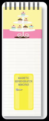 Nourish Magnetic Memo Pad_DRY Regular Memo Pad RULED 50 Pages(CUPCAKE TIER)
