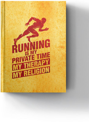 Macmerise Religion Of Running A5 Diary Ruled 100 Pages(Multicolor)