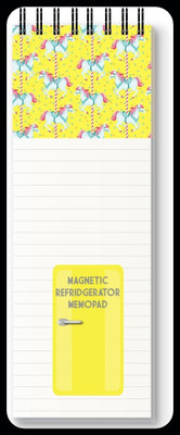 Nourish Magnetic Memo Pad_DRY Regular Memo Pad RULED 50 Pages(CAROUSEL)