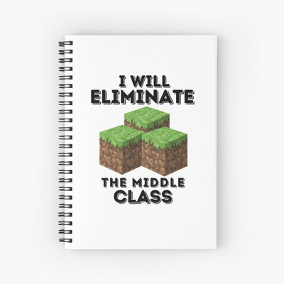 craft maniacs MINECRAFT NOTEBOOK COLLECTION A5 Diary RULED 160 Pages(Black)