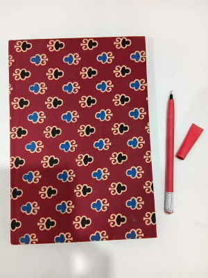 Rekrit Recycle Handmade Diary A5 Diary Ruled 200 Pages(Multicolor)