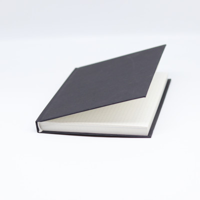 INNAXA Graph Hardbound Diary | Grid Notebook Thick Journal | 120 GSM | A5 Notebook Graph 160 Pages(Black)
