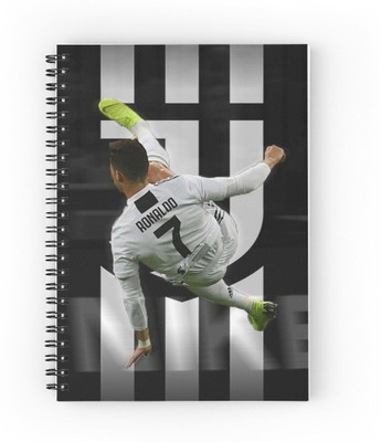 craft maniacs FOOTBALLER DIARY A5 Diary RULED 120 Pages(Multicolor)