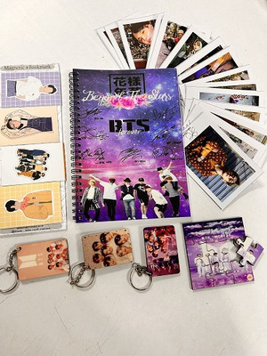craft maniacs BTS A5 Diary RULED 160 Pages(Purple)