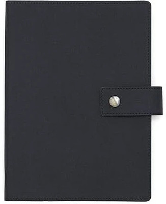 Anshu Black Color With Button Lock Diary A5 Executive Diary A5 Diary RULED 200 Pages(Black)