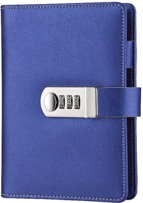 MANAKI ENTERPRISE Diary Regular Diary 200 Pages(Blue Solide)