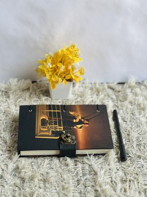 arshad Handcrafted diary A5 Journal unruled 200 Pages(Multicolor)