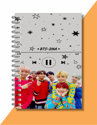 craft maniacs BTS DIARY A5 Diary RULED 160 Pages(Multicolor)