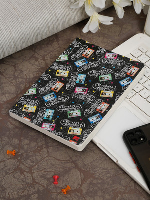 MTV Classic design notebook diary A5 Diary Ruled 200 Pages(Black)