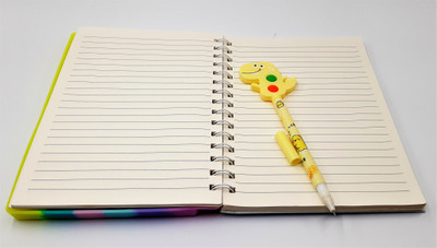 Paper Bear Unicorn A4 Diary ruled 160 Pages(Multicolor, Pack of 2)