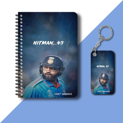 craft maniacs NEW COLLECTION 2026 A5 Diary RULED 160 Pages(BLUEEEE)