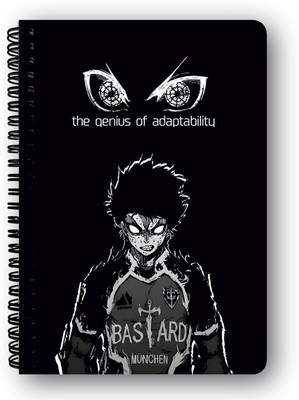 Goku Ki Dukan Blue Lock Anime Notebook |Free Stickers A5 Diary Unruled 150 Pages(Mulitcolour)