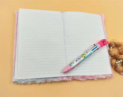 Paper Bear BTS A4 Diary ruled 70 Pages(Multicolor, Pack of 2)