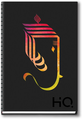 NAVNEET HQ My Notes (A6 Size) - Ganesha Series A6 Notebook Single Ruled 192 Pages(Black)