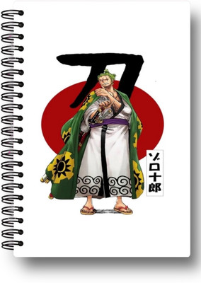 buddytales Anime Notebook A5 Notebook Unruled 120 Pages(White)