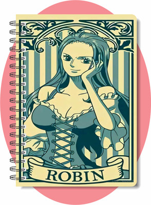 craft maniacs 2024 ONE PIECE NOTEBOOK A5 Diary RULED 160 Pages(Multicolor)