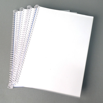 RJD STYLISHTREND Spiral Notebook 200 Pages A4 Notebook No 200 Pages(White, Pack of 4)