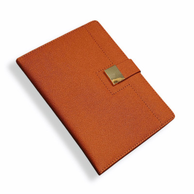 Wordmates Hard Bound NoteBook and Dairy | 8.5 * 6 inches Notebook Diary Regular Diary Ruled 200 Pages(Light Brown)