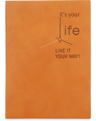 CuckooDiaries For Notes A5 Notebook Single Rule 160 Pages(Tan)