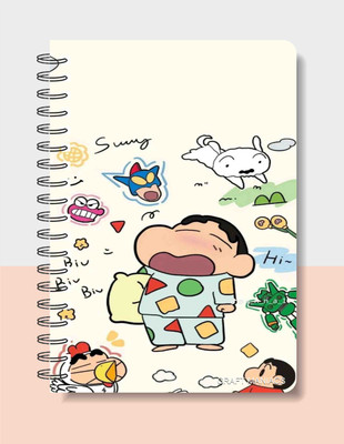 craft maniacs SHINCHAN DIARY 2025 A5 Notebook RULED 160 Pages(Multicolor)