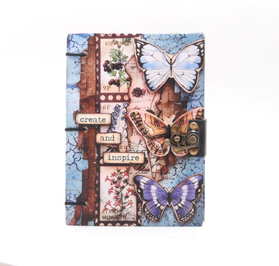 Rajshrey handicrafts Journal Diary A5 Diary Unruled 200 Pages(Multicolor)