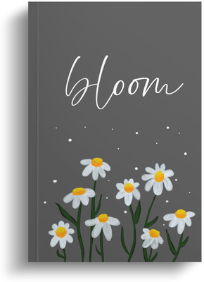 Mimikry Notebook with Free Stylus Pen | Magnetic Pen Slot | 6x9 inches Regular Notebook Both Side Ruled 120 Pages(Bloom)