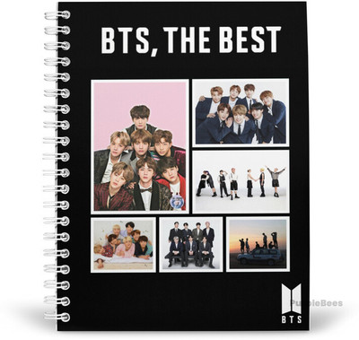 PurpleBees BTS Special Diary A5 Diary Unruled 160 Pages(Multicolor)