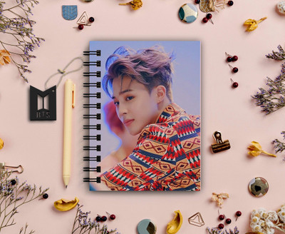 DI-KRAFT BTS Printed Diary for Home and office use A5 Diary Unruled 160 Pages(Biege 11)
