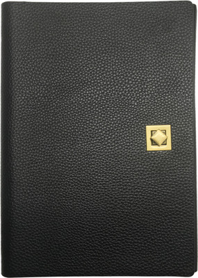 AccuPrints Hard bound-01 A4 Diary Ruled 250 Pages(Black Diary)
