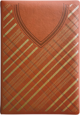 ANUPAM Dap Notebook College Ruled Notebook 80 Gsm Paper Shirt Styled Design PU Cover A5 Diary for Writing, Planning, Travel Office Use, Handy Journal, Stylish Look Notebook 192 Pages(Brown)