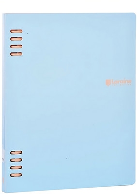 Laraine Binder note A5 Notebook Ruled 80 Pages(Sky Blue)