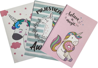 BONZEAL Notebook A5 Gift Set Ruled 50 Pages(Multicolor, Pack of 3)