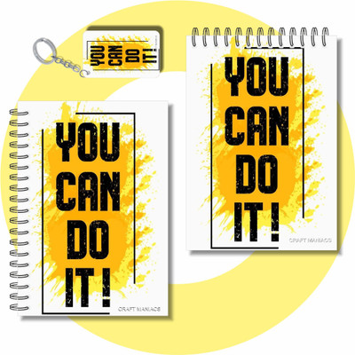 craft maniacs 2025 NOTEBOOKS A6 Diary UNRULED 100 Pages(Red, Pack of 2)