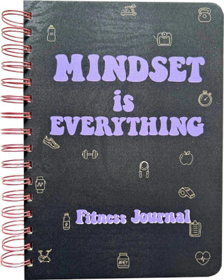 Bop Canvases Fitness Diary A5 Diary Printed 130 Pages(Multicolor)