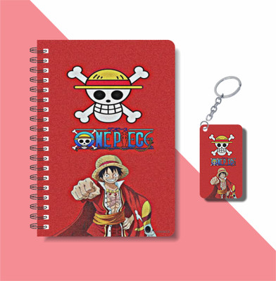craft maniacs 2024 ONE PIECE NOTEBOOK A5 Diary RULED 160 Pages(Multicolor)