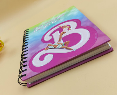 Paper Bear Fancy A4 Diary ruled 80 Pages(Purple)
