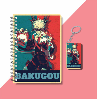 craft maniacs 2023 ANIME DIARY + KEYCHAIN A5 Notebook RULED 160 Pages(Multicolor)