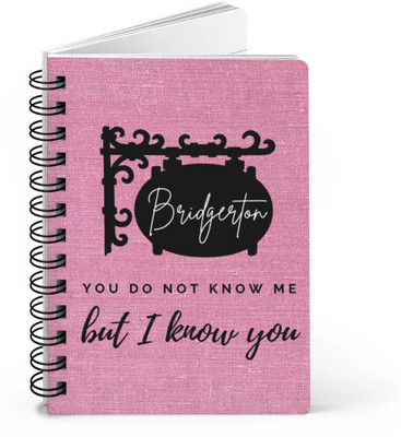 craft maniacs 2024 BRIDGERTON DIARY A5 Notebook RULED 160 Pages(Multicolor)