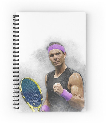 craft maniacs 2024 RAFAEL NADAL NOTEBOOK A5 Notebook RULED 160 Pages(Multicolor)
