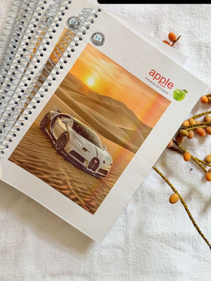 Gospiral Ruled notebook A4 Notebook Ruled 200 Pages(White, Pack of 5)