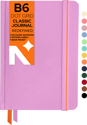 NEORAH - Dot Grid Journal Notebook - 110 GSM - Office Hardcover Notebook - B6 Notebook DOTTED 160 Pages(LAVENDER)