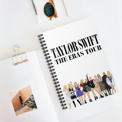 craft maniacs TAYLOR SWIFT COLLECTION A5 Diary RULED 160 Pages(White)