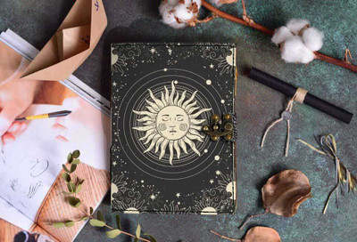 DI-KRAFT HANDCRAFTED DESIGNER REXGIN JOURNAL A5 Journal UNRULED 200 Pages(MULTICOLOR28)