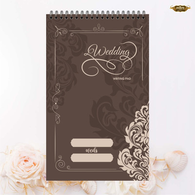 Nyouta Wedding Notepad Regular Note Pad Single Ruled. 100 Pages(Wedding Diary)