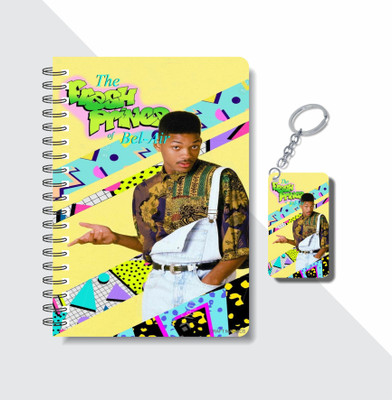 craft maniacs WILL SMITH 2023 DIARY & KEYCHAIN A5 Notebook RULED 120 Pages(Multicolor)