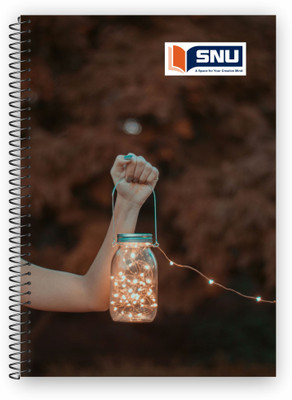 SNU CREATION Exercise book A4 Notebook Ruled 220 Pages(Multicolor)