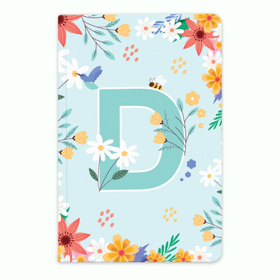Diarymart Initial Letter Premium Soft Bound Notebook Diary for Girls I Journal Notebook I B6 Diary Ruled 160 Pages(Initial D)