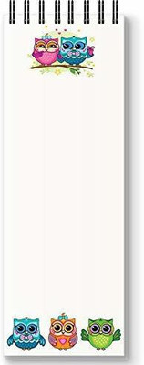 Nourish Magnetic Memo Pad_DRY Regular Memo Pad Ruled 50 Pages(4 owls)