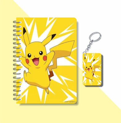 craft maniacs POKEMON 2023 NOTEBOOK COLLECTION A5 Notebook RULED 160 Pages(White)